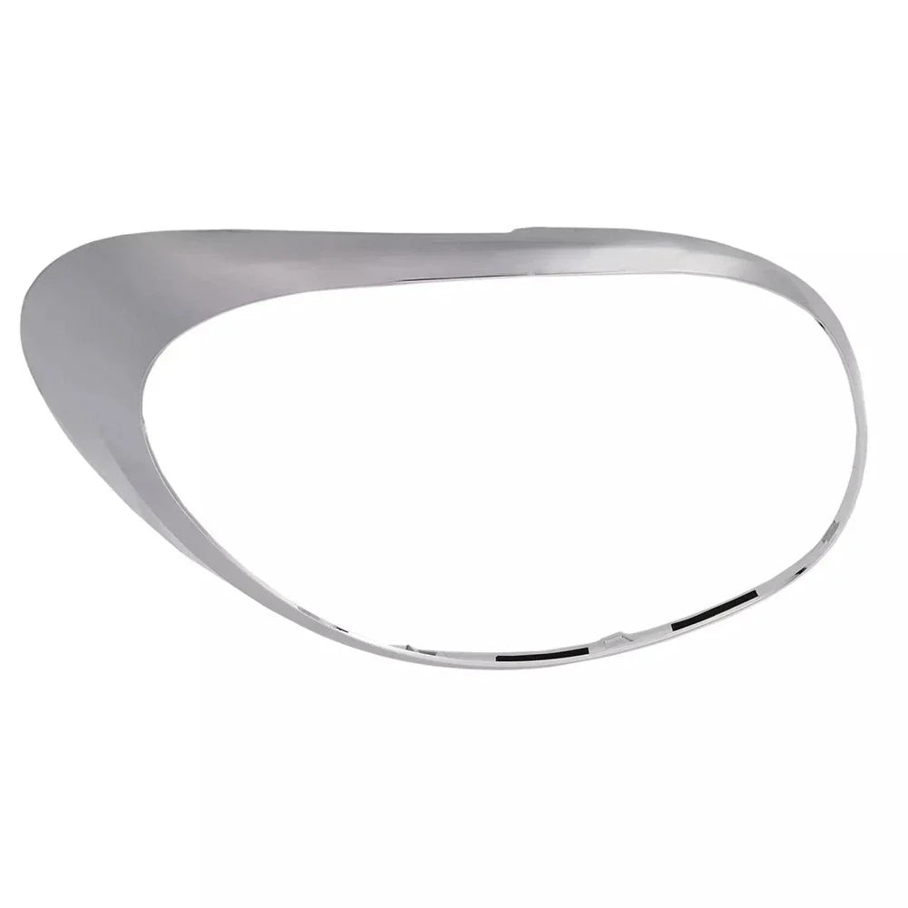 Left Chrome Silver Taillight Trim Ring for Fiat 500L (2012–2018)