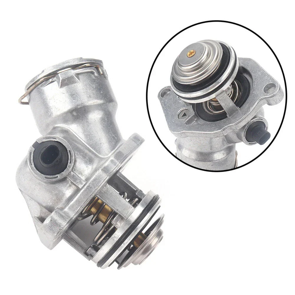 Engine Coolant Thermostat Assembly w/ Sensor for Benz C300 C350 E350 (2008-2015)