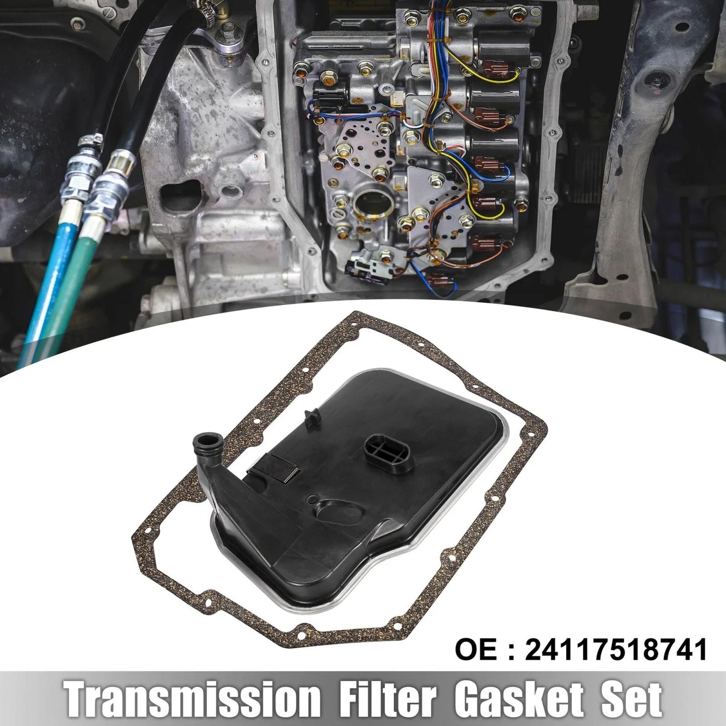 Transmission Filter Oil Pan Gasket Set for BMW Mini Cooper