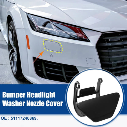 Headlight Washer Spray Nozzle Cover Cap for BMW 5 Series F10 Black