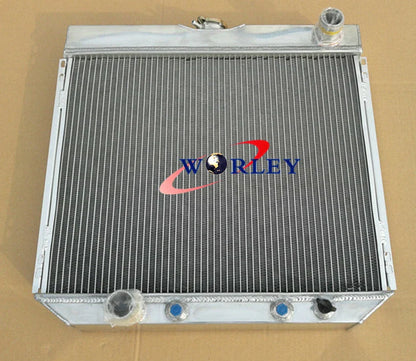 Aluminum Radiator & Fan for Ford Fairlane, Falcon, Mustang, Maverick (69-70)
