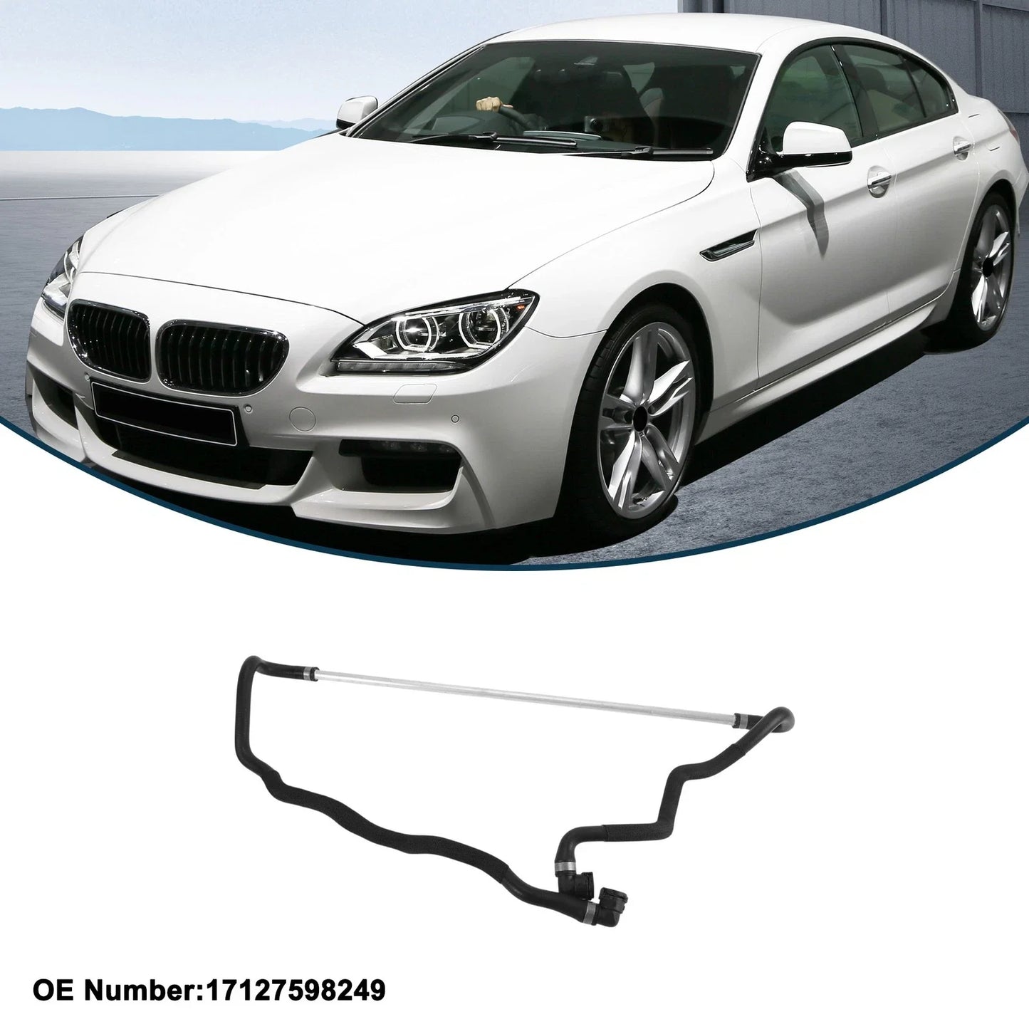 Radiator Hose for BMW 640i Gran Coupe Downpipe (2013-2018)