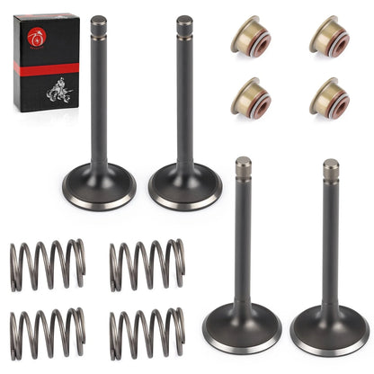 Intake & Exhaust Valve Set with Seals for EZGO Gas 4 Stroke 295cc 350cc (1996–2026)