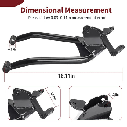 2 x Left & Right Front Control Arms for Polaris RZR 170 (2009–2021)