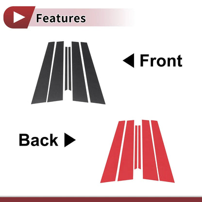 Front Rear Left Right Door Pillar Window Trim for Lexus IS (1999-2006)