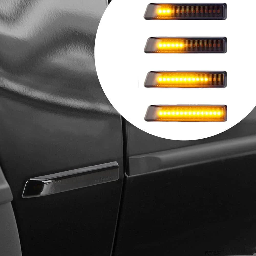 Smoked LED Side Marker Lights for BMW E53 E36 (2000-2006)