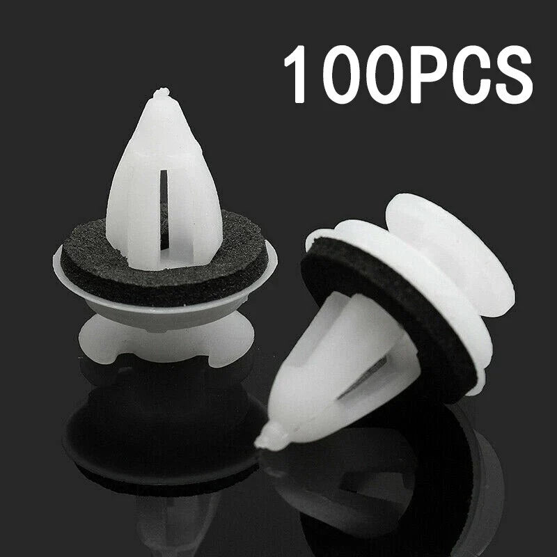 Rivet Door Panel Clips White Retainers for BMW E34–E39, E46 (1988–2006)