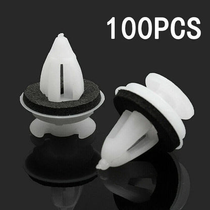 Rivet Door Panel Clips White Retainers for BMW E34–E39, E46 (1988–2006)