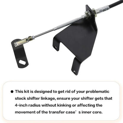 Transfer Case Cable Shift Linkage Upgrade for Wrangler TJ (1997-2006)
