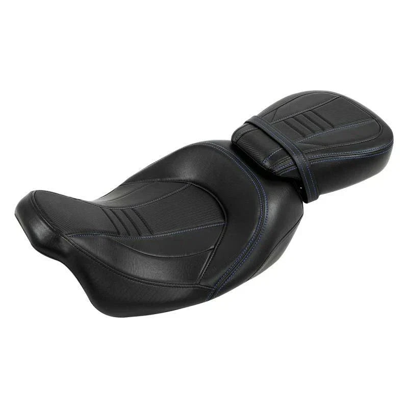 Low-Profile Driver Passenger Seats & Backrest for Harley Touring (2009-2023)