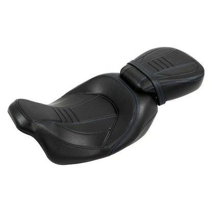 Low-Profile Driver Passenger Seats & Backrest for Harley Touring (2009-2023)