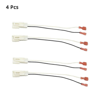4 x Car Door Speaker Wire Harness Adaptor Cable for Kia Optima, Hyundai (2011-2015)