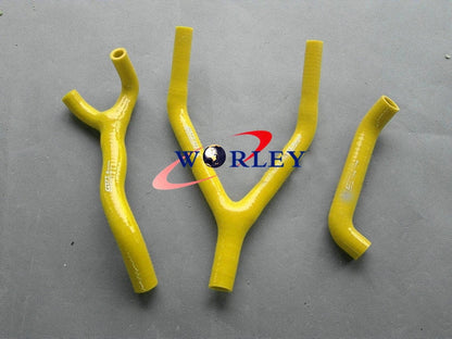 Silicone Radiator Coolant Hoses for Yamaha YZ125 1983-1984 ( Blue)