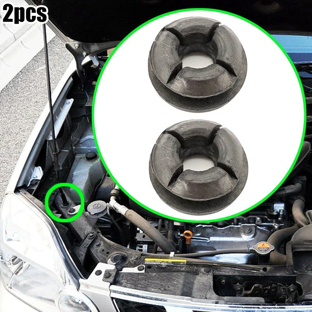 2 x Black Hood Support Rod Grommet for Nissan Pathfinder Altima