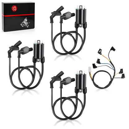 3x Ignition coils + Sub-wire for Honda GL1500 Goldwing 1500 (1989–2000)