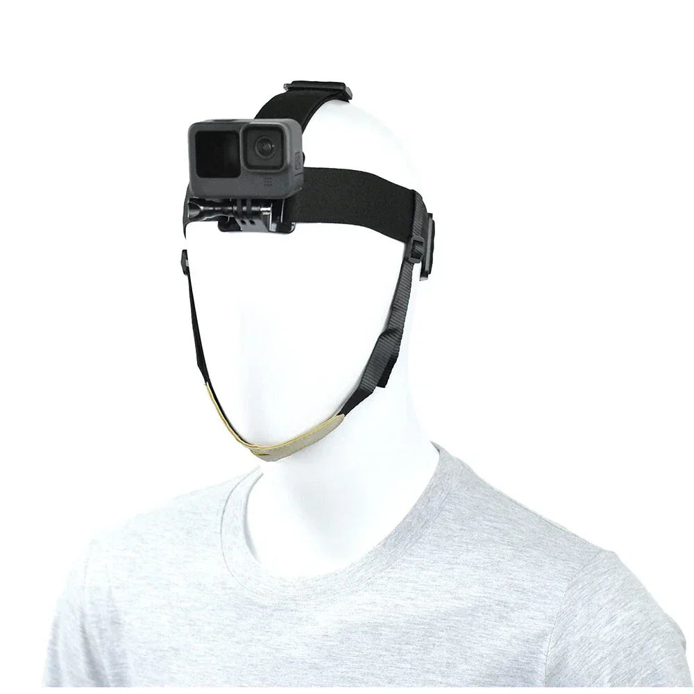 Adjustable Head Mount Band Strap for GoPro Hero 12-6 & DJI OSMO Camera
