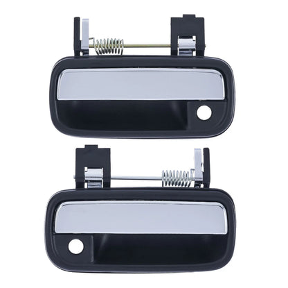 2 x Front Left + Right Outer Door Handle Chrome for Toyota Hilux (1997–2005)