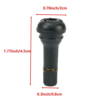 Valve Stems 10Pcs Accessory Tubeless Replacement Black for TR413 Practical