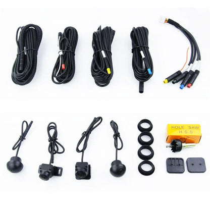 3D 360�� Surround View Camera Set for Car Panoramic Front Rear Left Right