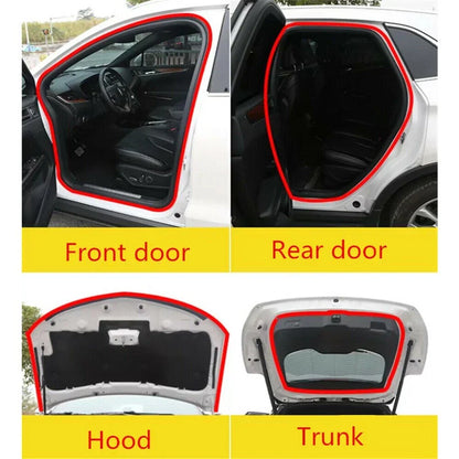 Seal Strip 10M 2-Layer Edge Moulding for Car Door Trunk