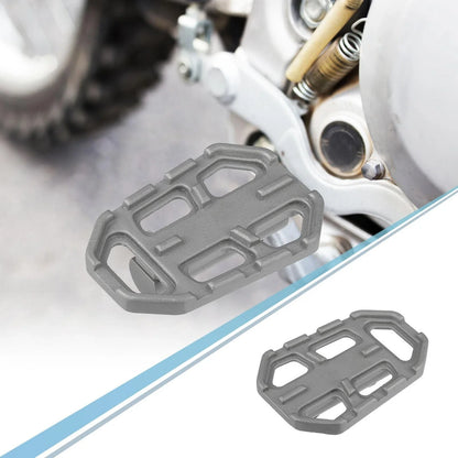 Gray Pair Foot Pegs Pedals Wide for BMW G310GS (2017-2022)