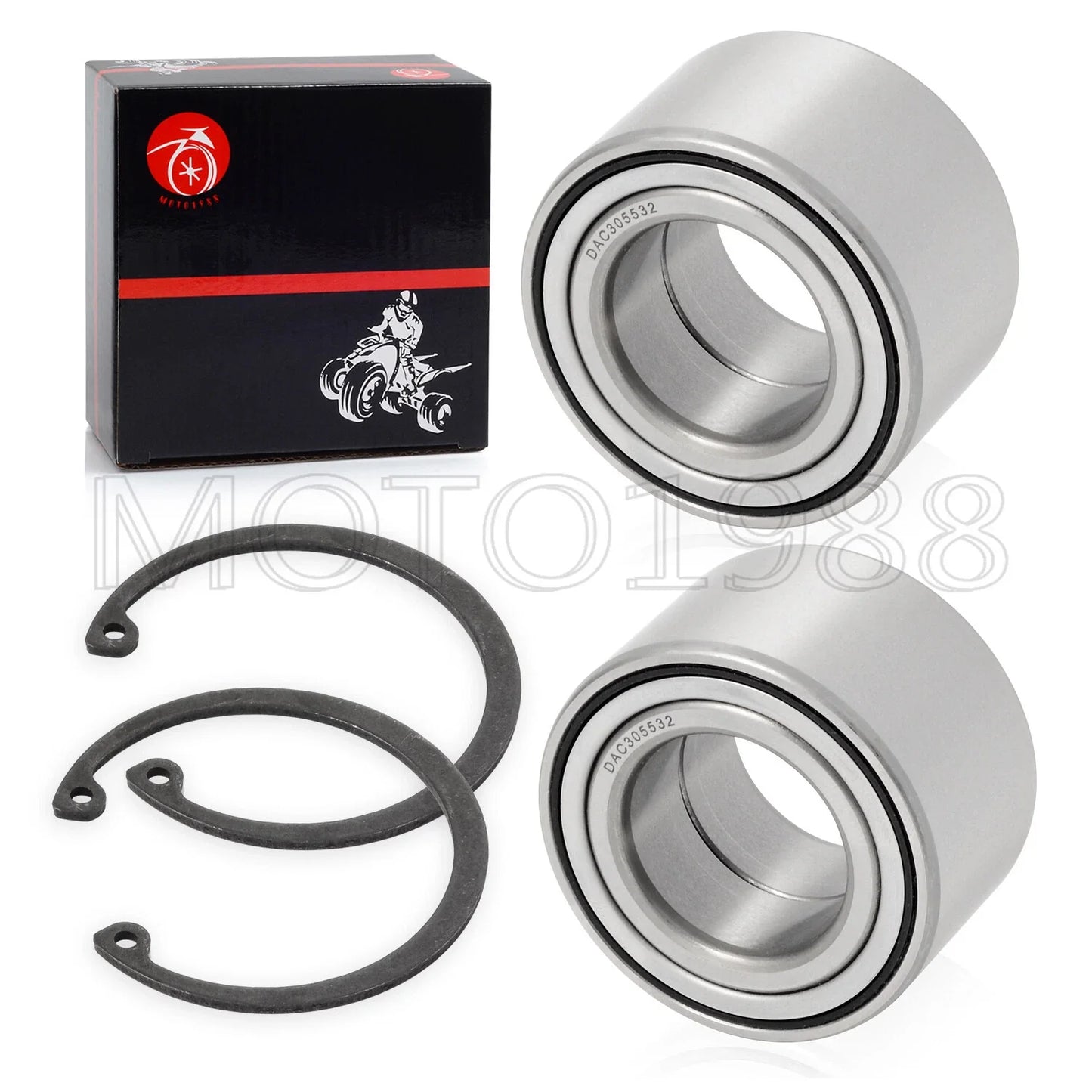 2 x Wheel Bearing X4 for Yamaha Grizzly 550/660/700