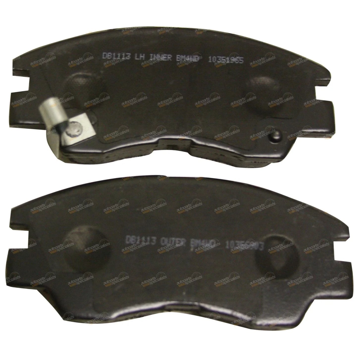 4WD Front Disc Brake Pad Set for Mitsubishi Pajero (1987 - 1991)