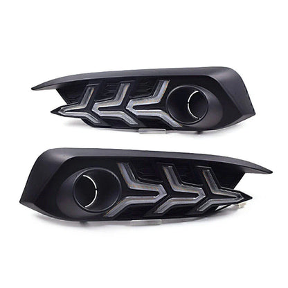 LED DRL Fog Light Lamp for 2016-2018 Honda Civic with Turn Signal