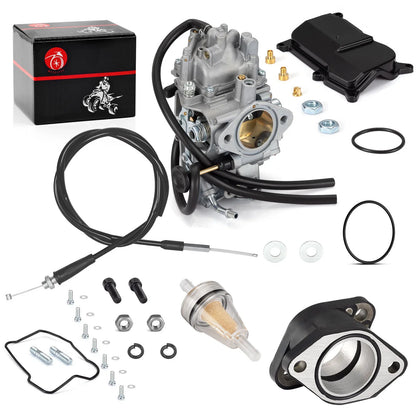Carburetor Throttle Cable w/ Intake Manifold for Yamaha Warrior 350 (1987–1990)