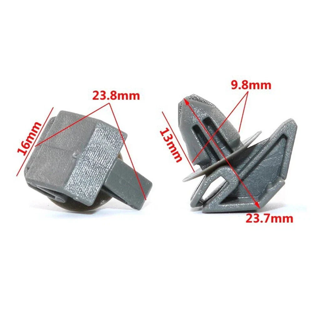 10 x Car Side Skirt Moulding Retainer Clips for Ford Focus, Lincoln (2000-2011)