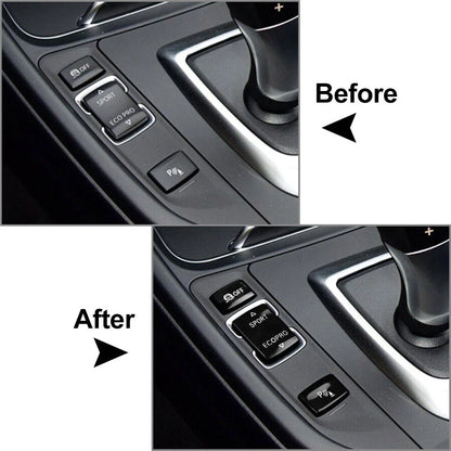 Gear Shift Button Trim for BMW F20 F21 F22 F23 F30 F31 F34 F32 F33 F36 Black