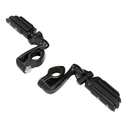 1 1/4" Engine Guard Highway Adjustable Male Mounting Footpegs for Motorcycle