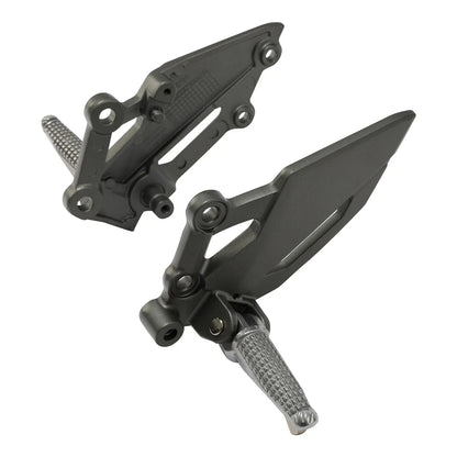 Driver & Passenger Footpegs Footrests Bracket for Kawasaki Ninja 300 (2013-2017)