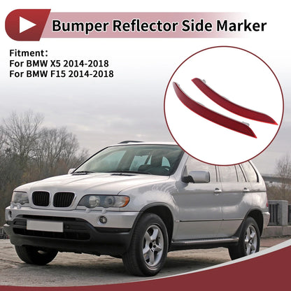 1 x Pair Rear Left Rear Right Bumper Reflectors for BMW X5