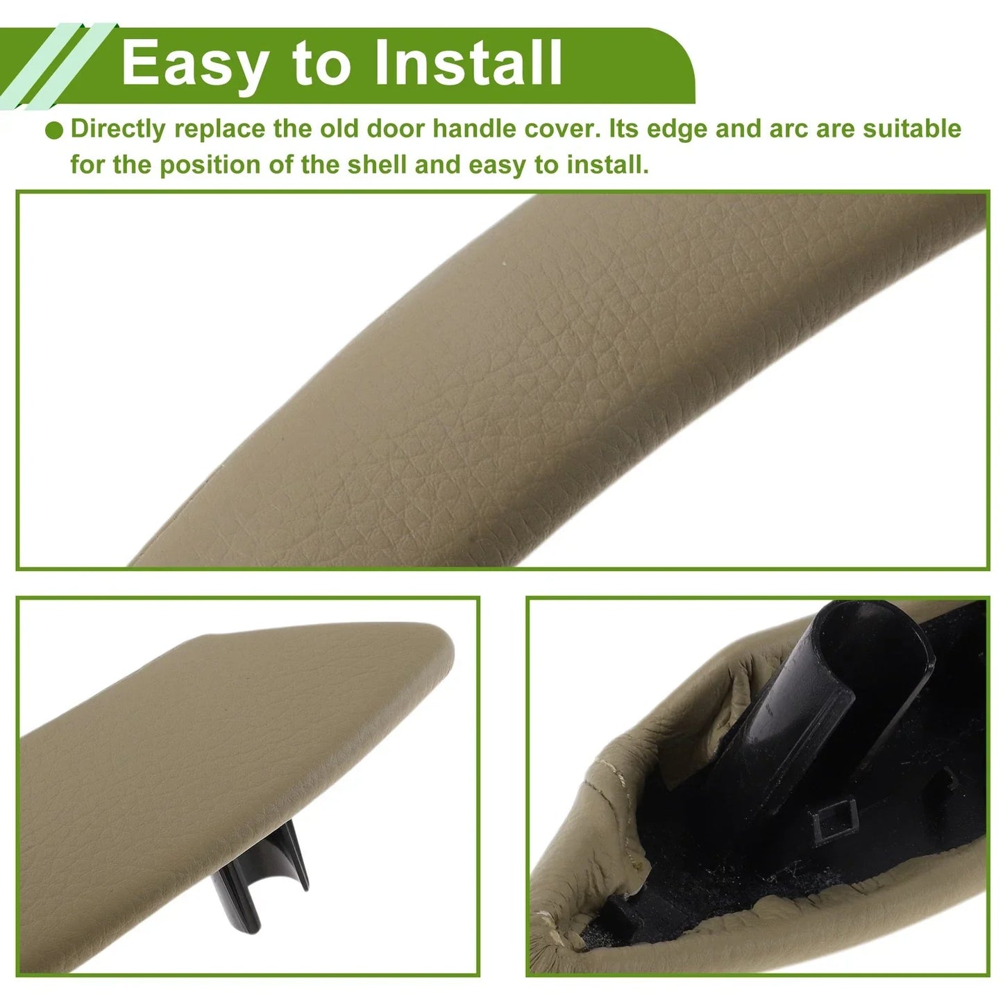 Door Panel Handle Pull Trim Cover for BMW X5 (2008-2013) Beige