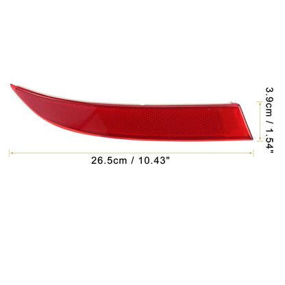Pair Rear Bumper Reflector Strip Left Right for BMW X5 (2007-2013)