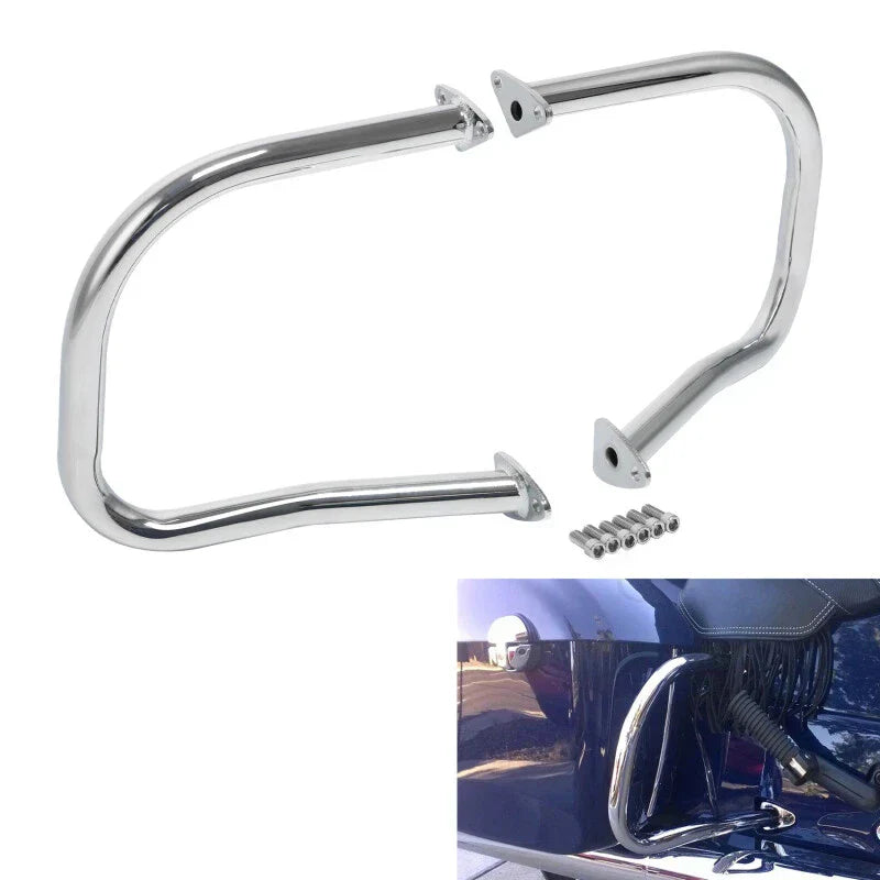 Chrome Rear Highway Bars for Indian Springfield, Challenger (2016-2025)