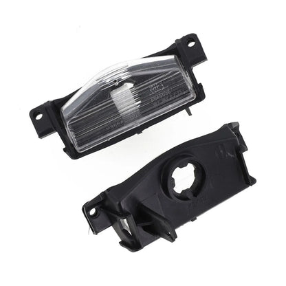 2 x 12V License Plate Light Rear Bumper Lamp Housing Cover for Mazda 3 (2009–2013)