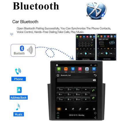 9.7'' Vertical Car Stereo Radio GPS WiFi OBD RDS for Fiat Doblo (2015-2019)