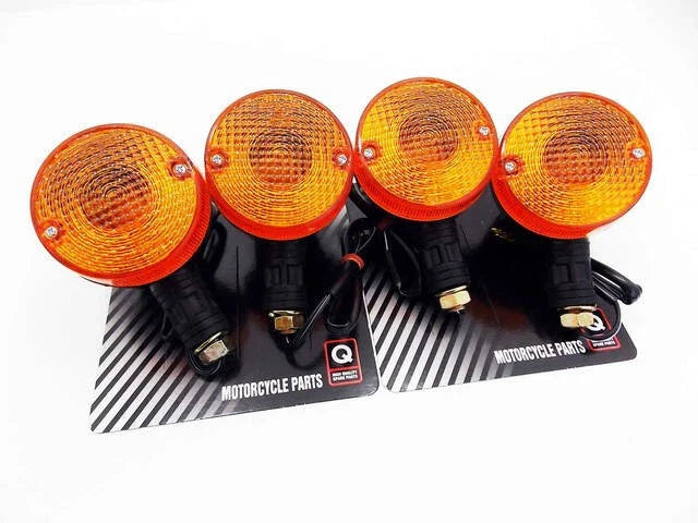 4 x Turn Signal Indicator Blinker Assembly for Suzuki TS125ER (1979-1982)