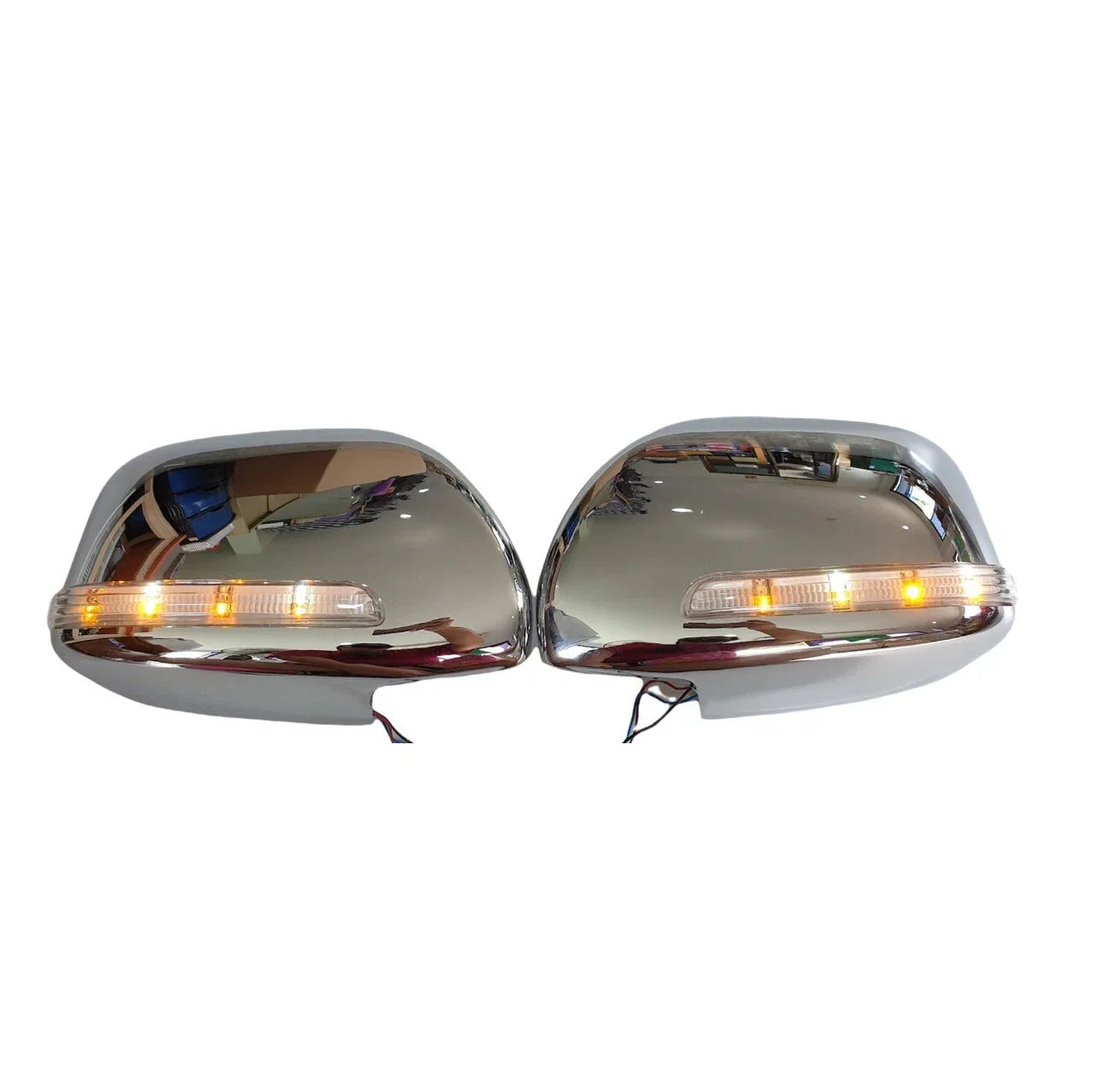 Chrome Electric Mirror Cover LED for Toyota Hiace Commuter (2008-2018)