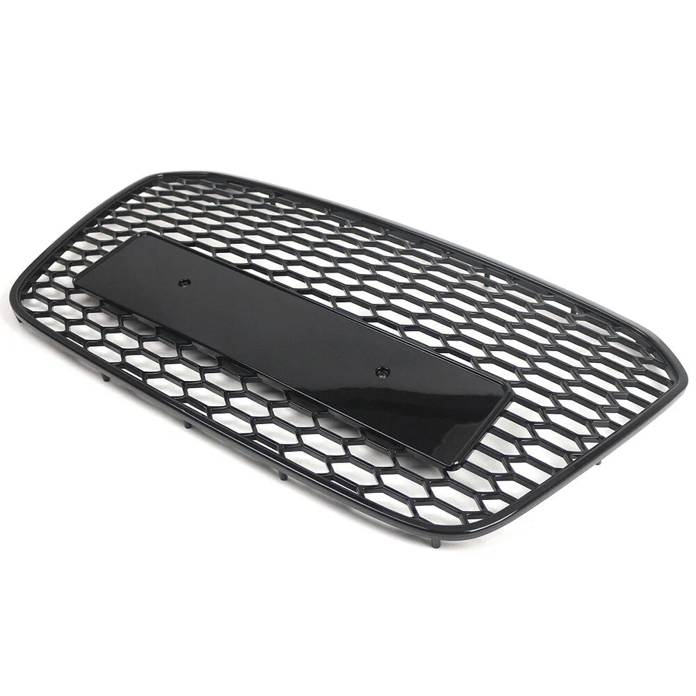 Front Bumper Mesh Grill for Audi A6 S6 C7 (2012-2015) Black