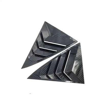 Carbon Fiber Rear Side Window Louver Trim Cover for Toyota Camry (2007-2011)