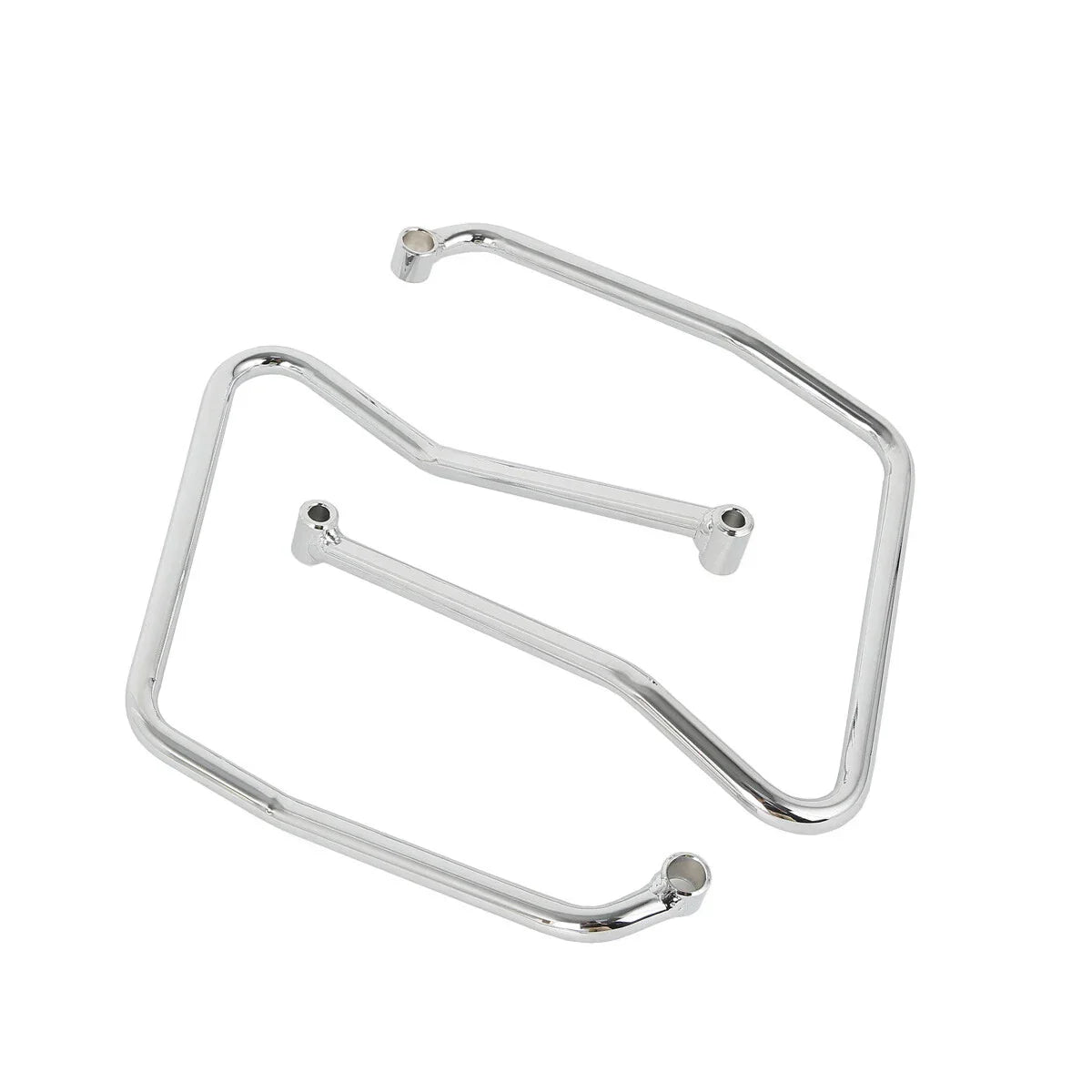 Chrome Saddlebag Support Brackets for Harley Sportster XL 883 1200 (2004-2016)
