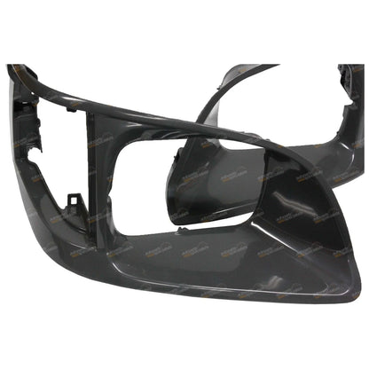 LH+RH Dark Grey Headlight Surround Pair for Toyota Hiace (1998–2005)
