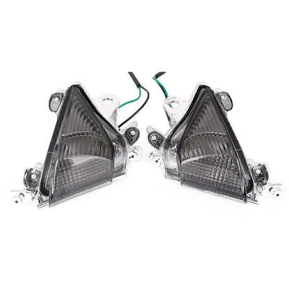 Smoke Front Turn Signal Light Lens Cover for Kawasaki Ninja ZX-10R (2004-2005)