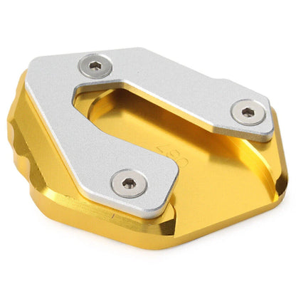 CNC Gold Side Kickstand Extension Plate for Yamaha MT-09 Tracer, XSR 900