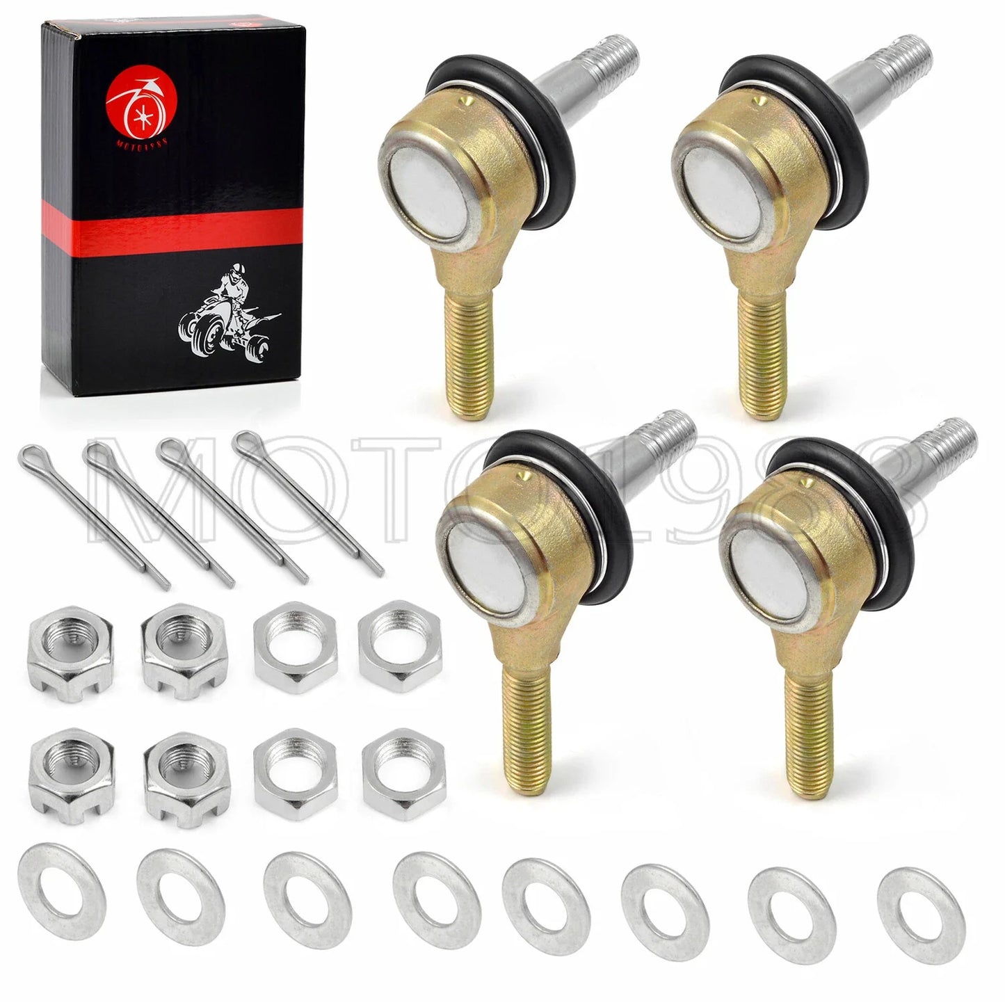2 x Tie Rod End Ball Joints Left Right for Yamaha Banshee Raptor (1987–2006)