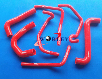 Red Hose Silicone Radiator Heater for Holden Commodore VY V8 5.7 (2002-2004)