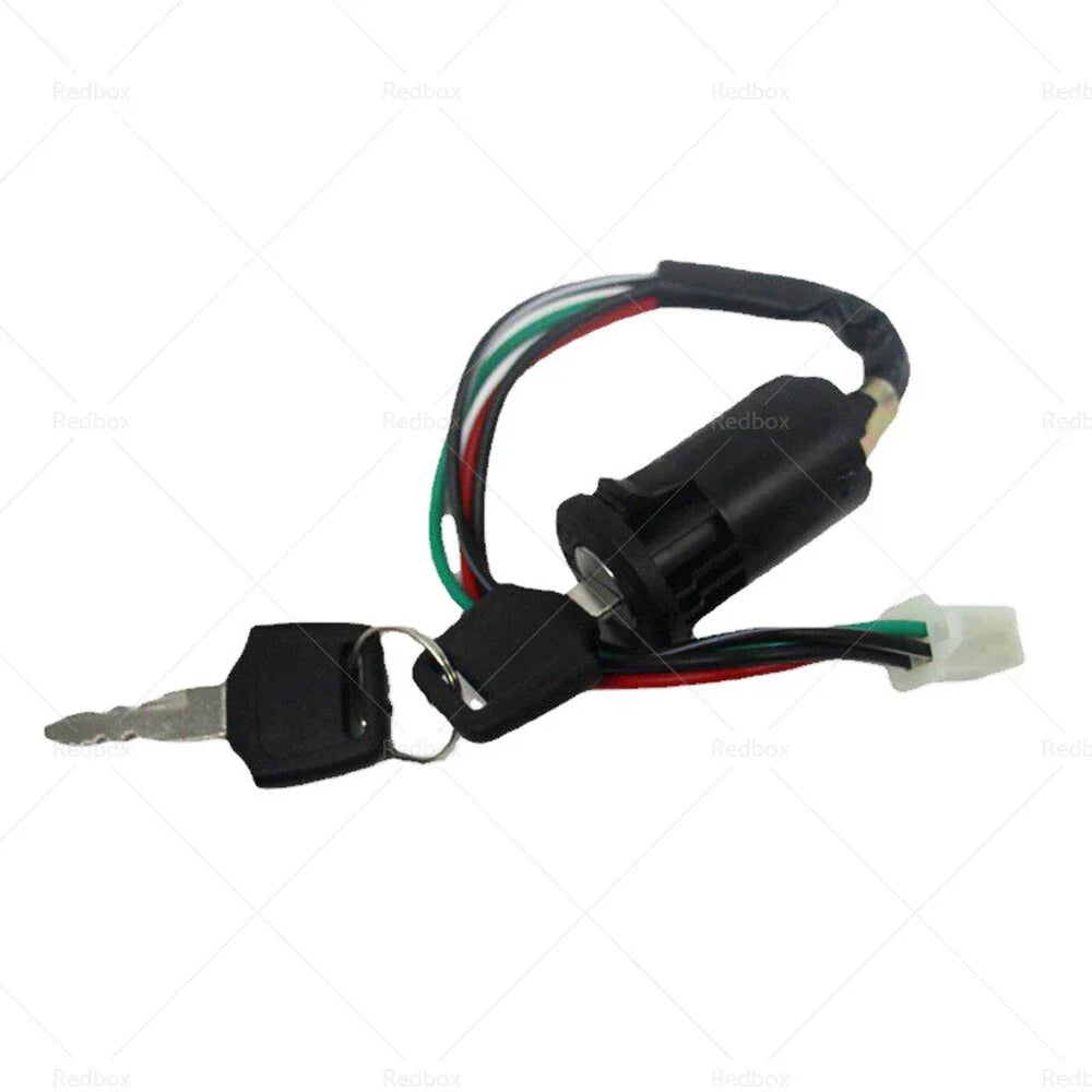 4 Wire Ignition Key Barrel Switch for ATV Quad 50cc 110cc 125cc 150cc